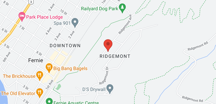 map of #204 30 RIDGEMONT Avenue